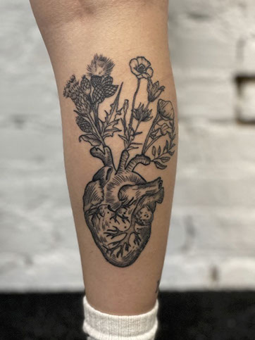 tattoo,aces,high,alex,rockoff,alexrockoff,west,palm,beach,traditional,neotraditional,beetle,beatle,flower,sunflower,floral,color