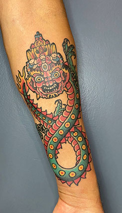 tattoo,aces,high,alex,rockoff,alexrockoff,west,palm,beach,traditional,neotraditional,beetle,beatle,flower,sunflower,floral,color