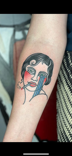 tattoo,aces,high,alex,rockoff,alexrockoff,west,palm,beach,traditional,neotraditional,beetle,beatle,flower,sunflower,floral,color