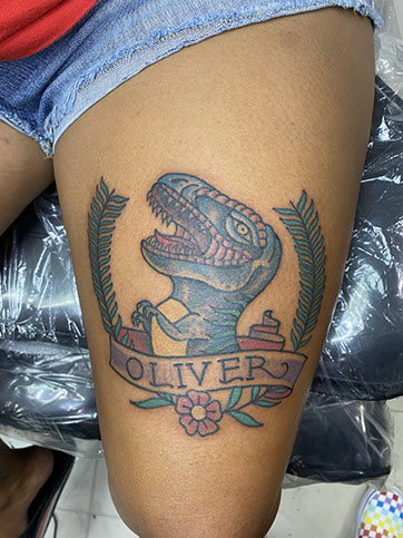 tattoo,aces,high,alex,rockoff,alexrockoff,west,palm,beach,traditional,neotraditional,beetle,beatle,flower,sunflower,floral,color