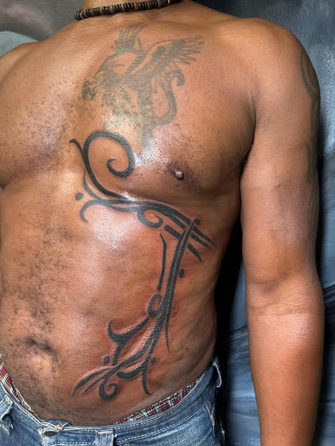 tattoo,aces,high,alex,rockoff,alexrockoff,west,palm,beach,traditional,neotraditional,beetle,beatle,flower,sunflower,floral,color